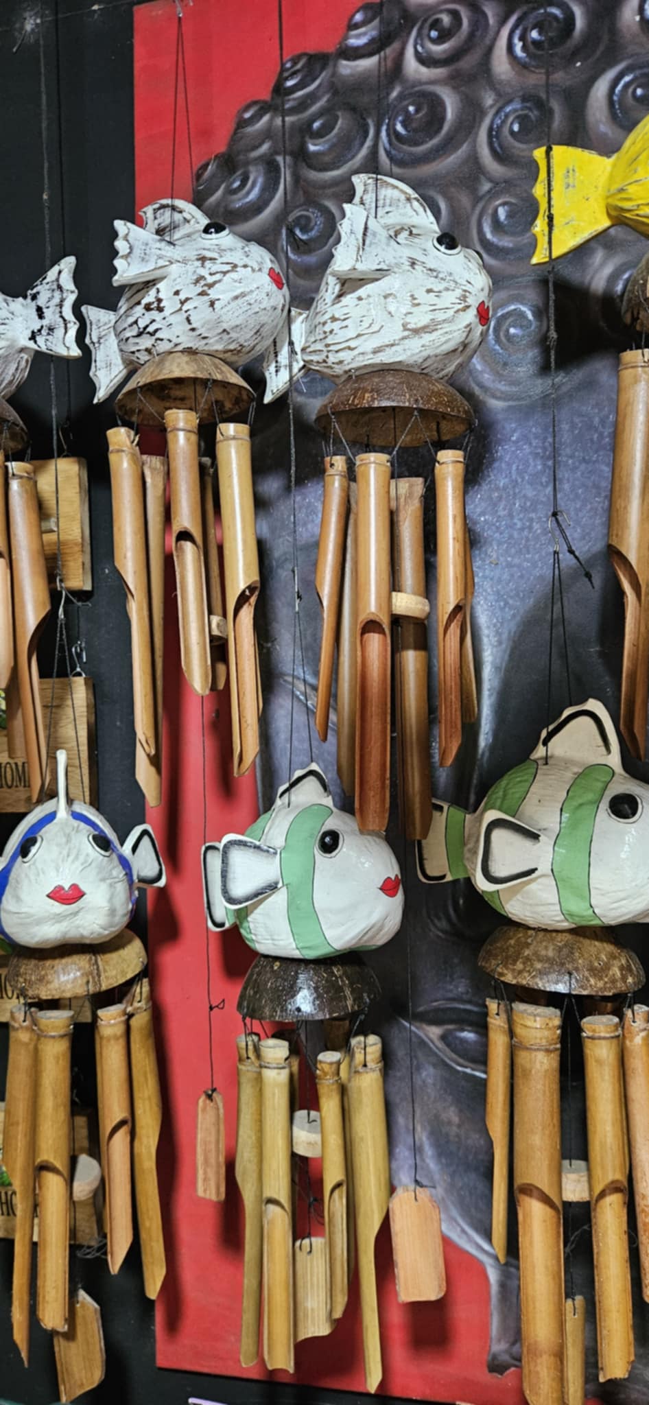 Windspiele mit allen möglichen Figuren als Basis